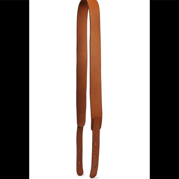 The Row Brown Drum Leather Shoulder Bag Strap - Picture 5 of 5